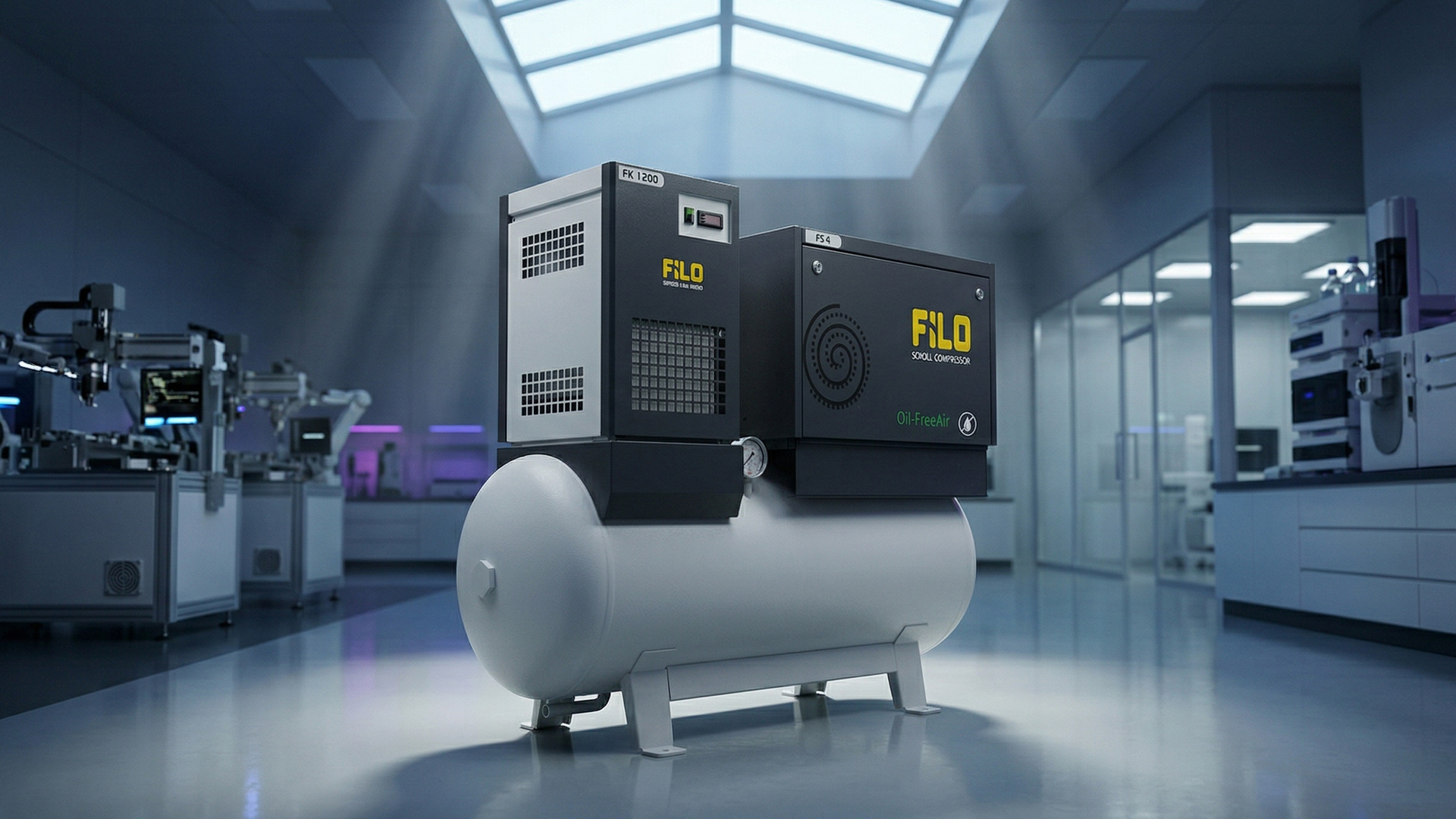 Yağsız Kompresör Kullanım Alanları ve Avantajları - Filo Kompresör ve Hava Kurutucu